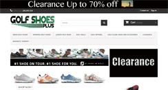 Desktop Screenshot of golfshoesplus.com