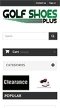 Mobile Screenshot of golfshoesplus.com